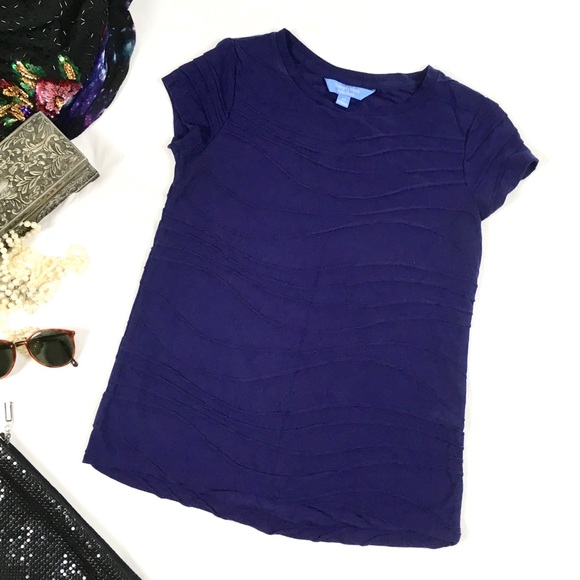 VERA WANG Textured T-Shirt - Picture 3 of 8